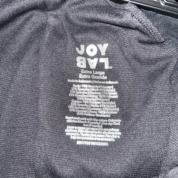 Black and Silver Long Sleeve Swimsuit - Picture 5 of 5